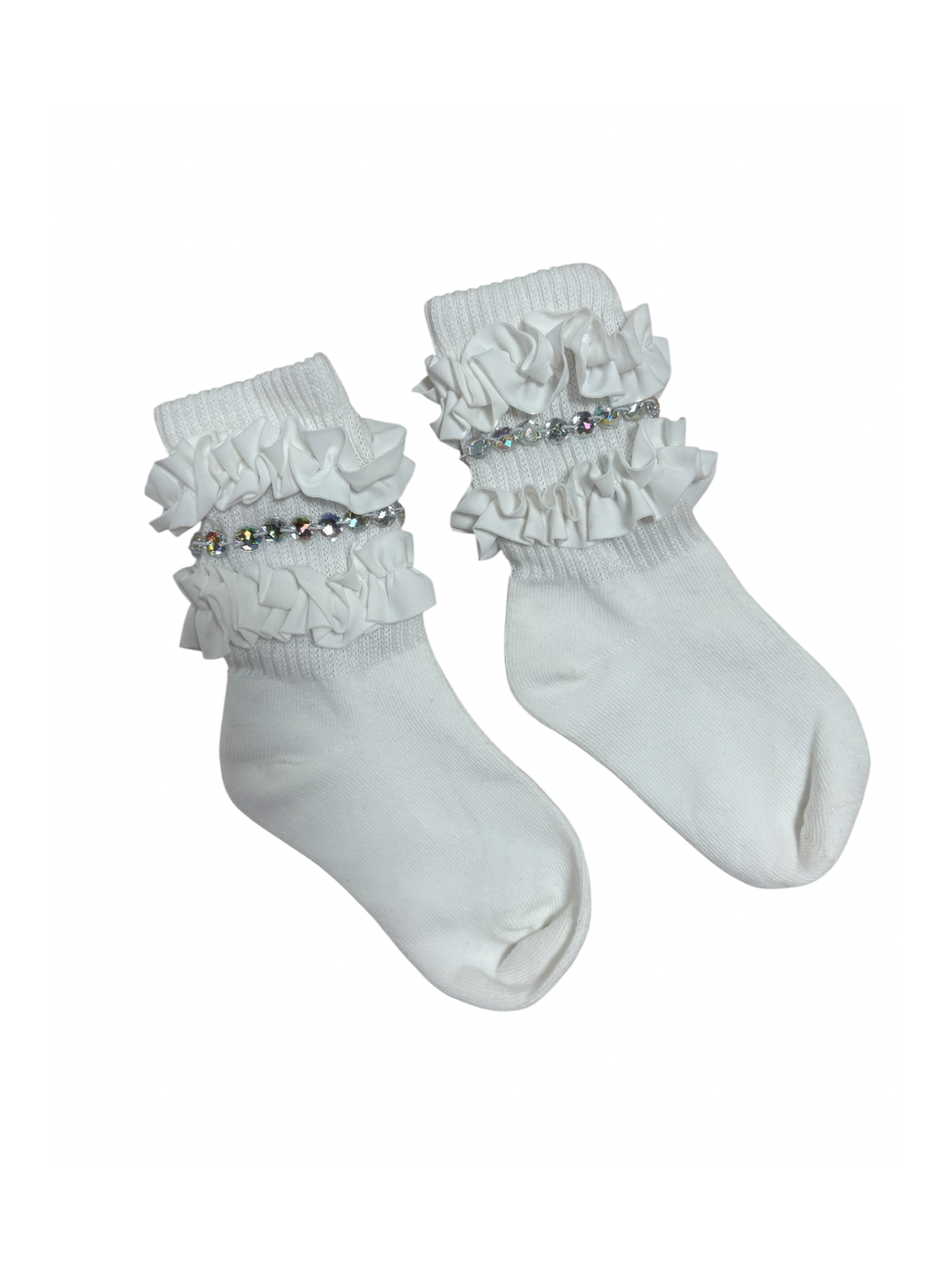White Varsity Socks