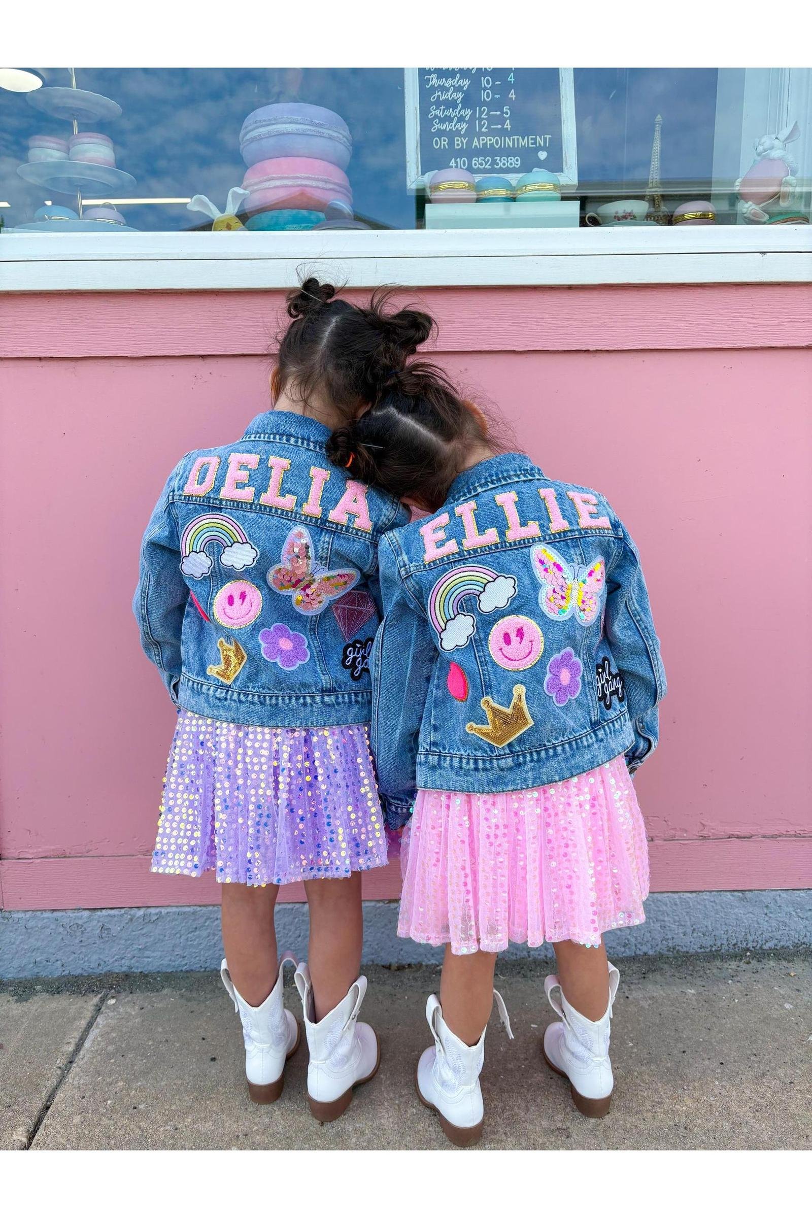 Personalized Patched Denim Jacket (3 WEEK TURNAROUND)