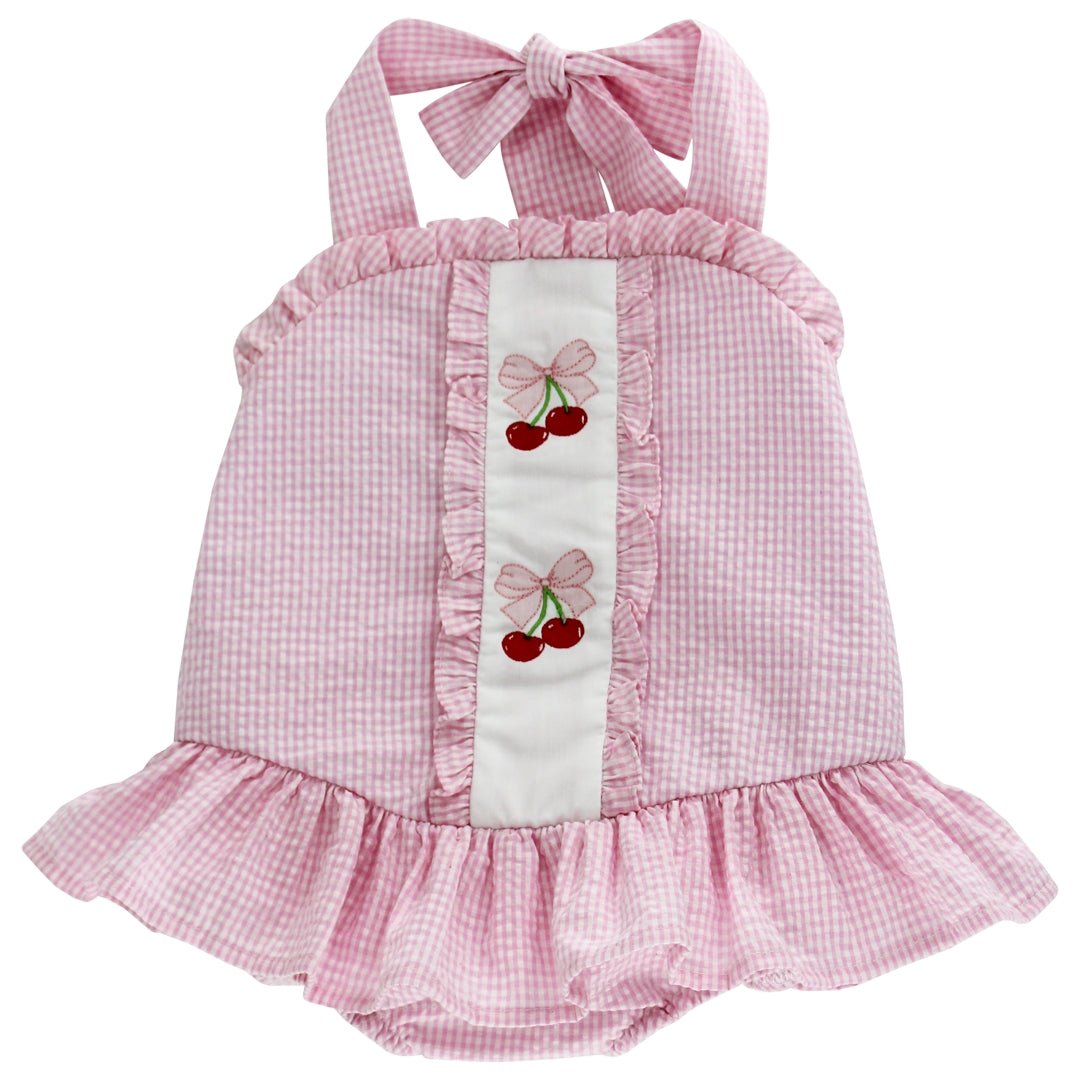 Cherry Jubilee - One Piece Swimsuit with Ruffle